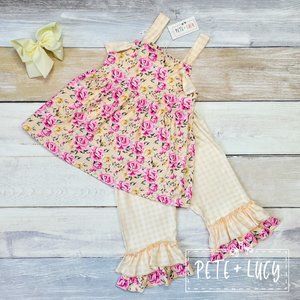 Antique Floral 2 pc. Set